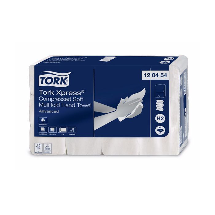 Tork Papierhandtuch  Weiche Multifold H2, 2-lg., 12 04 54