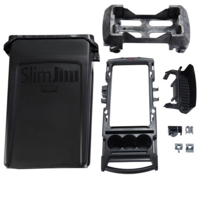 SLIM JIM RIM CADDY-KIT, SCHWARZ
