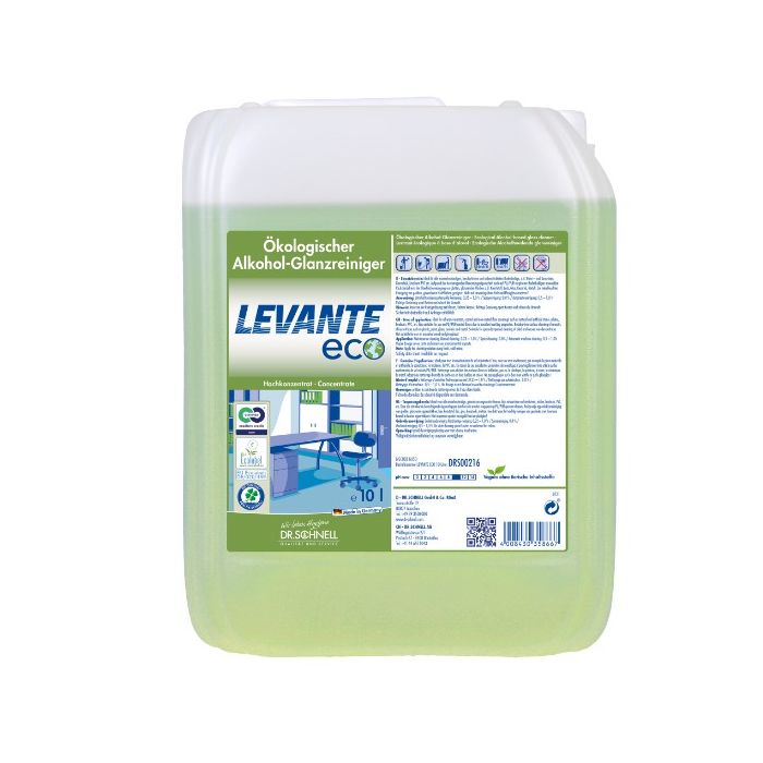 Dr. Schnell Levante Eco 10L Alkohol Glanzreiniger
