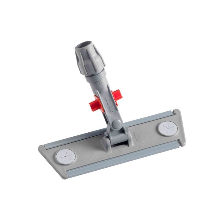Trapez Klettmopphalter grau 26cm mit Stielhalterung
