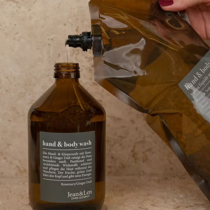 Hand & Body Wash Rosemary und Ginger Nachfüllpack