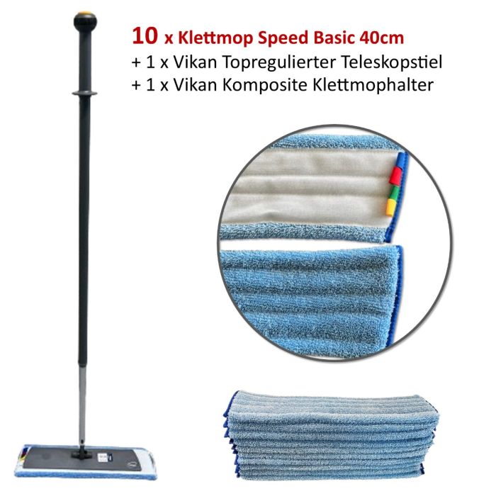 Mikrofaser Klettmop Speed Basic Set