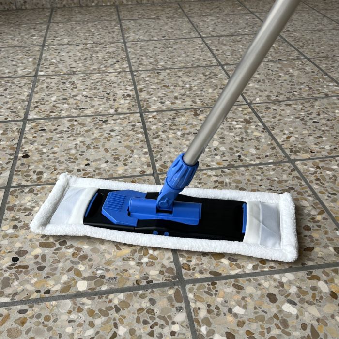 PREMIUM Mikrofaser Wischmopp - Taschenmopp weiss 40cm
