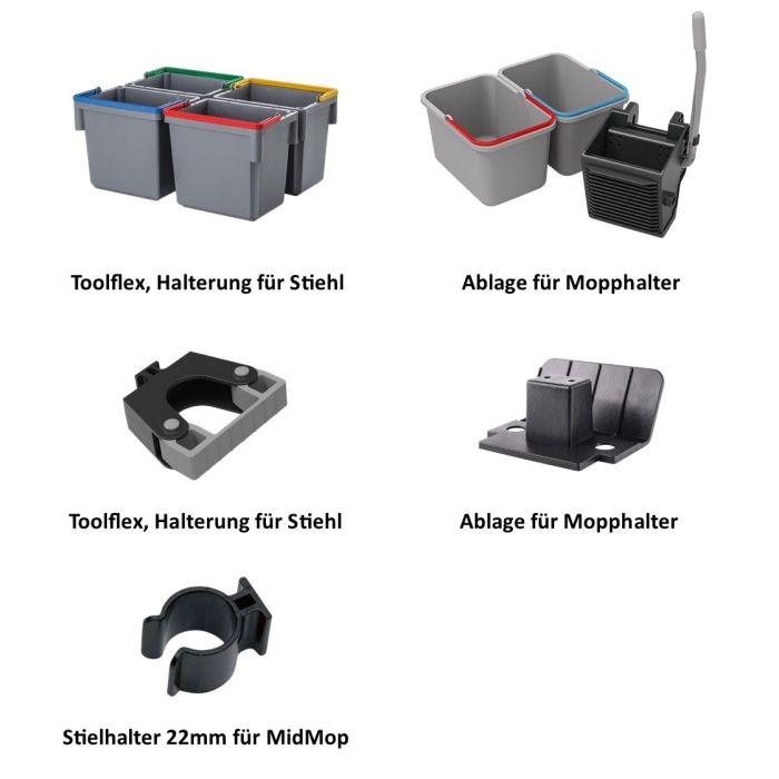 Numatic MultiMatic EM3 Reinigungswagen, inkl. Zubehör