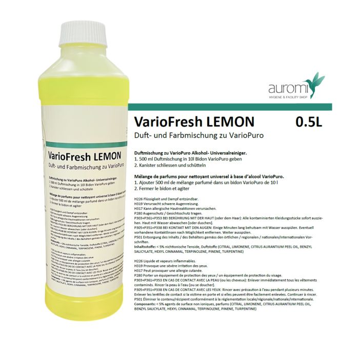 VarioFresh LEMON - Duft- und Farbmischung 500ml