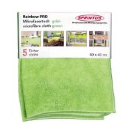 Rainbow Pro Mikrofasertuch grün 40x40cm 5er Set