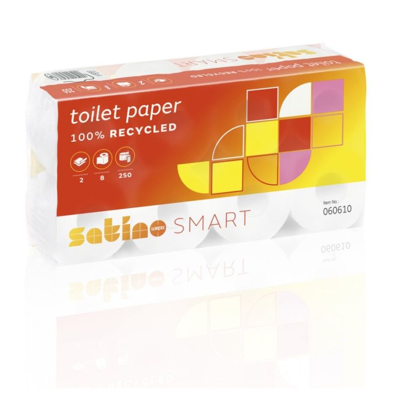 Toilettenpapier Satino Smart,  2-lg., 64 Rl., Rec.