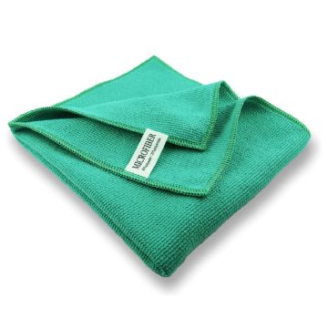 PREMIUM Garn Mikrofasertuch gr&uuml;n 40x40cm