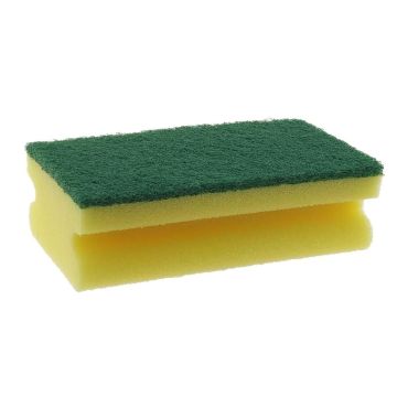Pad - Schwamm abrasiv gelb/grün
