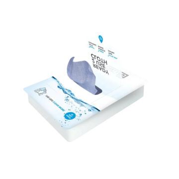 Mikrofasertuch WET2GO Ready blau, gebrauchsfertig