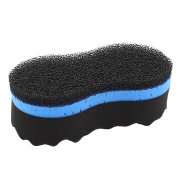 Premium Reifenschwamm Schwarz/Blau