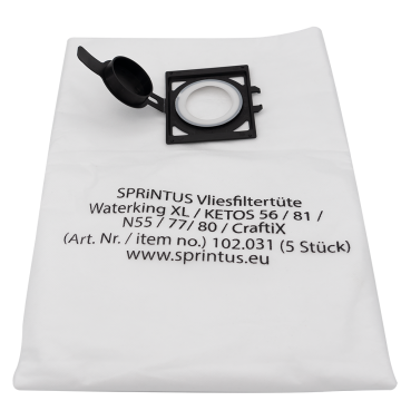 Sprintus Vliesfiltertüte Waterking XL, Craftix (5 Stk.)