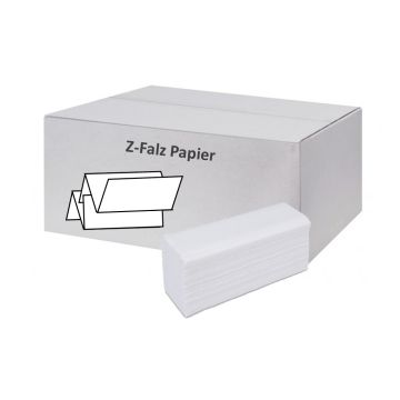 Papierhandtuch Z-Falz Soft, 2-lg., 3000 Blatt