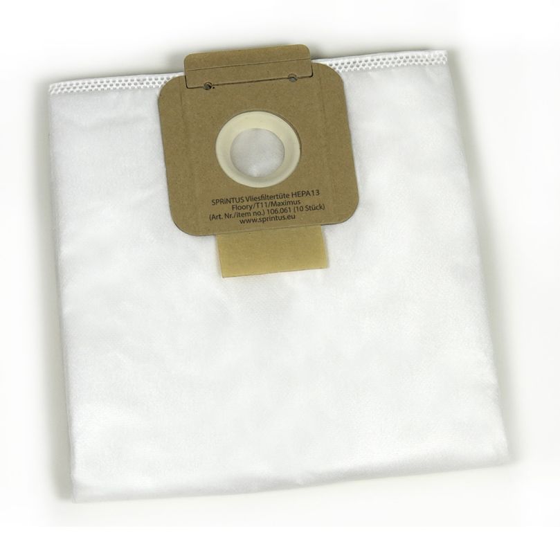 Sprintus HEPA 13 Vliesfilter-Beutel für alle Trockensauger (10 Stk.)