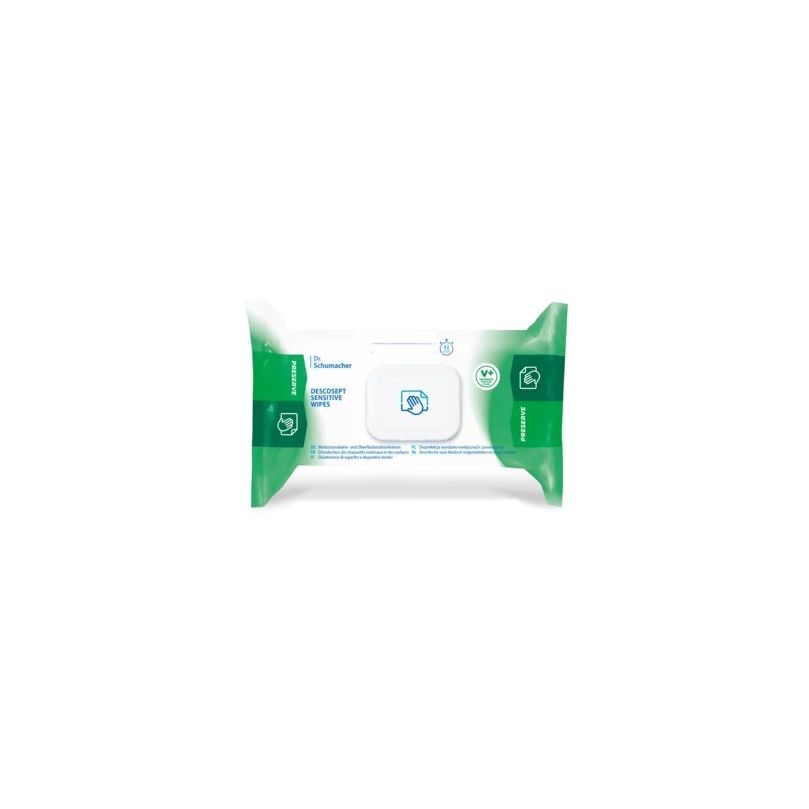 Desinfektionstücher Descosept Sensitive Wipes, Pack à 60 Tücher 