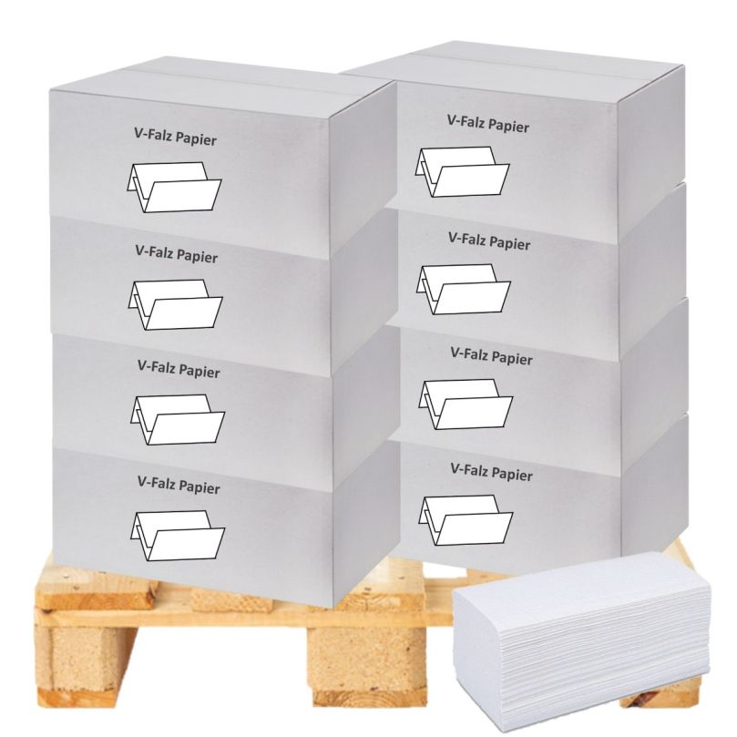 Falthandtuch V-Falz Soft, 2-lg. 4000 Blatt - Palette