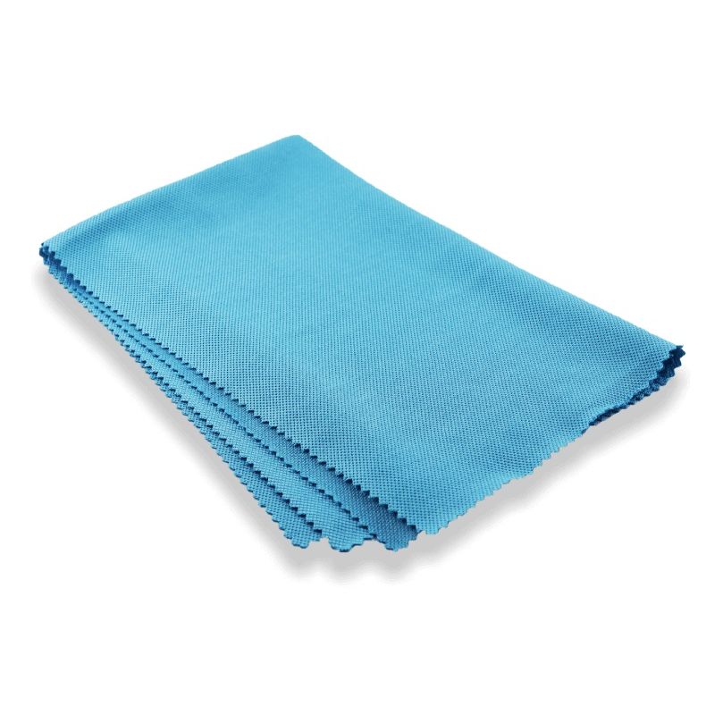 Fenster- und Glastuch Mikrofaser blau 40x40cm