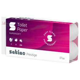 Toilettenpapier Satino Prestige, 3-lg., 72 Rl.