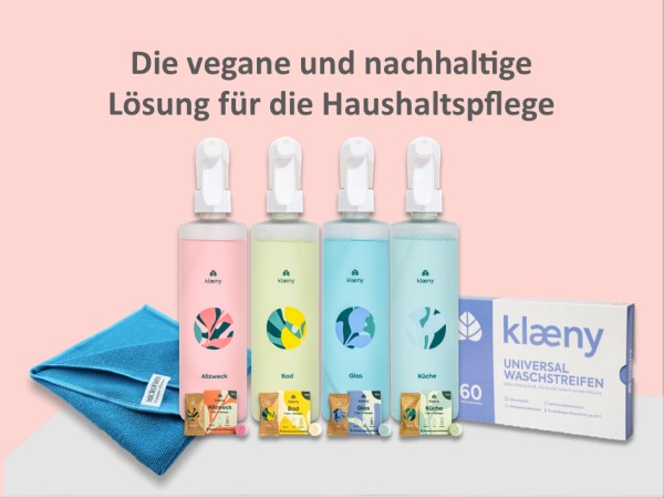 vegane und nachhaltige Reinigungsmittel